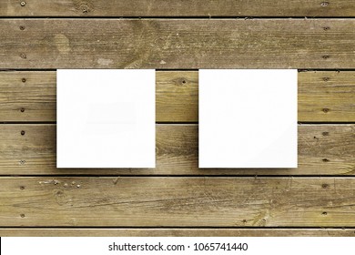 Square Business Card Template