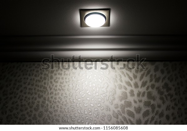 Square Ceiling Light Fluorescent Light On Stock Photo Edit