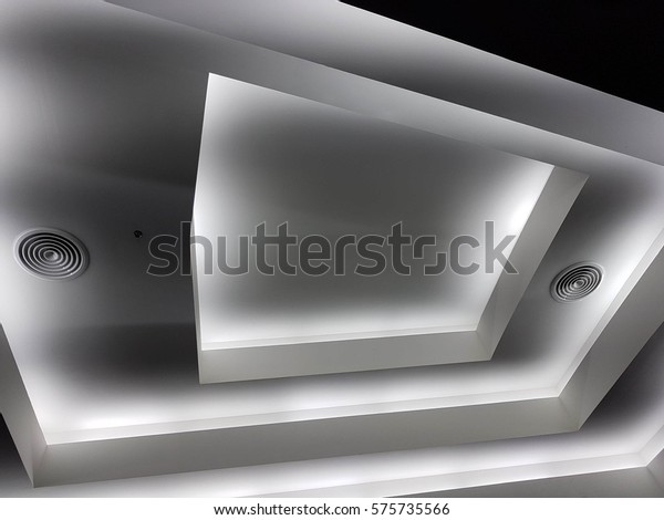 Square Cove Light Ceiling Stock Photo Edit Now 575735566