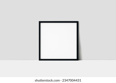 square frame mockup, empty square frame, single frame mockup