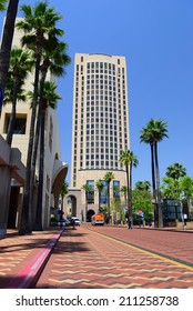 Square In Front Of The Train Station In Los Angeles