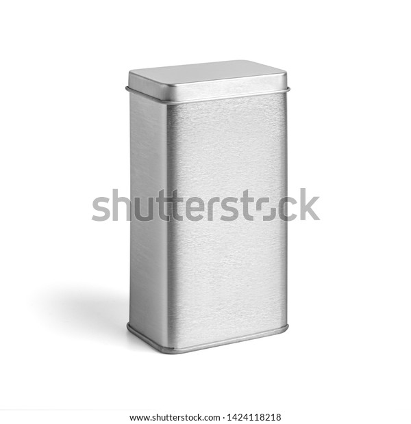 Download Square Metal Tin Can Box Lid Food And Drink Stock Image 1424118218 PSD Mockup Templates
