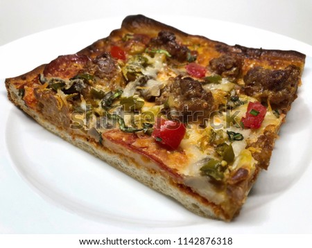 Square Pizza slice