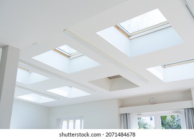 Square Skylight In The House