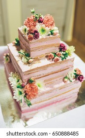 Square Wedding Cake Images Stock Photos Vectors Shutterstock