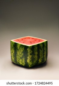 
Square Watermelon Cut In Half