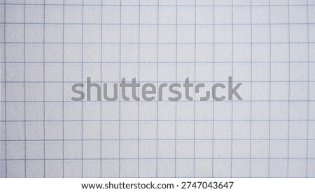 Squared notebook paper background with blue grid lines, classic school stationery pattern for education mathematics notes planning and academic design concept