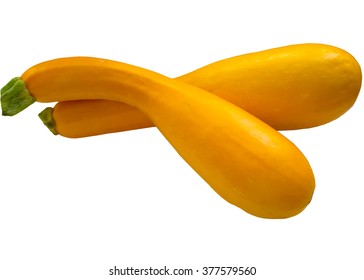 Squash Isolated On White Background.