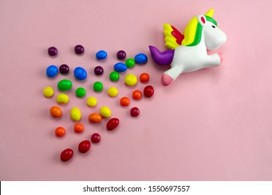 unicorn rainbow poop toy