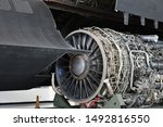 SR-71 Blackbird, left side engine bay open and ready for engine install.