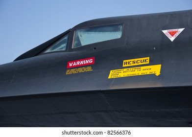 SR71 Blackbird Spy Plane Cockpit