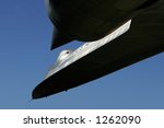 An SR-71 spy-plane viewed from below.