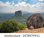 Sri Lanka, Ceylon Island - Sigiriya rock panoramic views over jungle