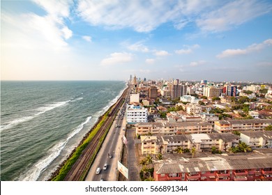 Sri Lanka Colombo, View Over The City From A High Point Of View