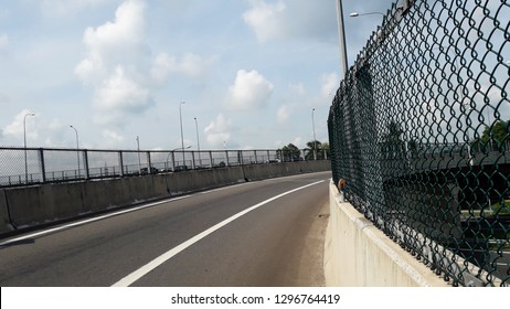 Sri Lanka Expressway Without Traffic Jam.High Safe Road System With Two Lane.access Road.