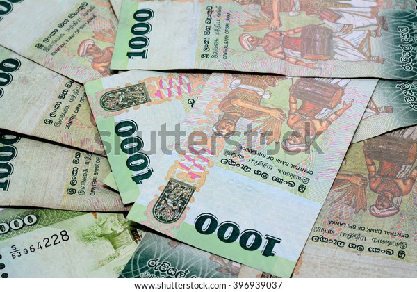 Sri Lanka Money Rupee Banknote 1000 Stock Photo (Edit Now) 396939037