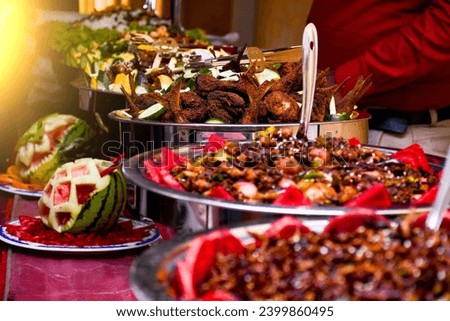 sri lankan food buffet self service sinhala srilanka srilankan lanka curry restaurant meal traditional rice and table