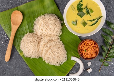 Sri Lankan Kerala, Indian Idiappam, Idiappa, String Hoppers White