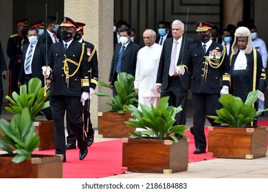 Sri Lankan President Ranil Wickremesinghe Leave For The After Ceremonial Opening Of The 3rd Session Of The 9th Parliament In Colombo, Sri Lanka. 3rd August 2022