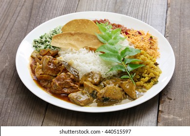 Sri Lankan Rice And Curry Dish