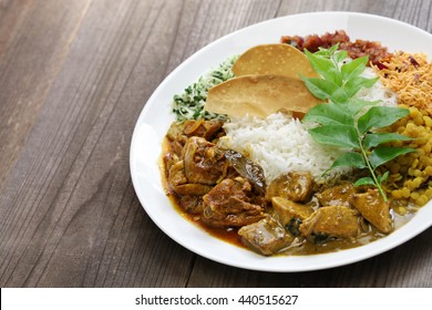 Sri Lankan Rice And Curry Dish