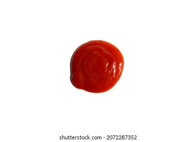 Sriracha Hot Sauce Splash Isolated On White Background