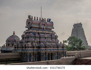 Srirangam Ranganatha Temple Worlds Largest Hindu 스톡 사진 1511736173 ...