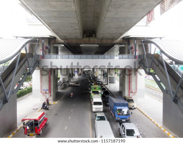 SRT Dark Red Line (Laksi Station) Bangkok THAILAND  15
AUGUST 2018 :Laksi SRT Dark Red Line Station The construction is
expected to be completed by 2020.on 15 AUGUST 2018 Bangkok THAILAND
.