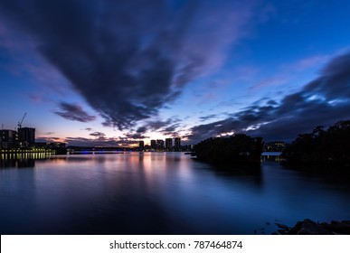 SS Ayrfield Shipwreck At Sunrise, NSW, Australia