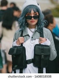 SS2020 Seoul Fashion Week Street Fashion, Seoul, South Korea, 2019-10-16