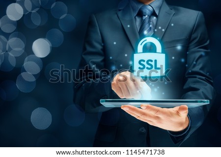 SSL (Secure Sockets Layer) concept - cryptographic protocols provide secured communications.