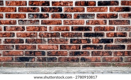 #sstk.walltexture
Close up of red brick wall texture without plaster,