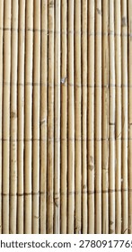 #sstk.walltexture 
Close up of wall texture made of bamboo skin. Bamboo wall with style like that can be used as a sitting mat or 
