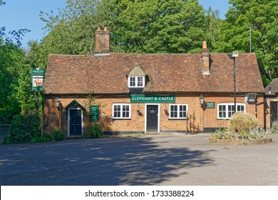 St Albans UK 12/05/20 A Quaint Old Rural Country Pub Called The Elephant And Castle In Hertfordshire England