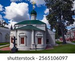 St. Ambrose church, XVI - XVII centuries. Novodevichy monastery in Moscow, Russia.