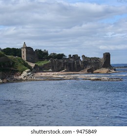 St Andrews castle by the coast
