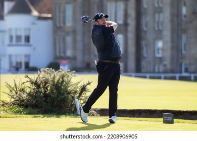 St Andrews, Scotland 1st October 2022. Shane Lowry  During The Third Round Of The Alfred Dunhill Links Championship.