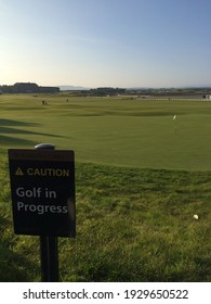 St. Andrews, UK - September 10 2014: The St. Andrews Links Old Golf Course