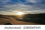 St. Anthony Sand Dunes from inside a buggy