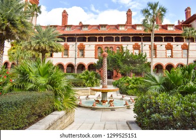 St. Augustine, Florida. January 26 , 2019. Inside View Of Henry Flager College. Old Ponce De Leon Hotel.