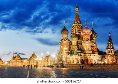 St. Basil's Cathedral night view