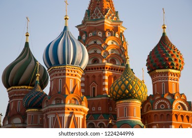 St. Basil's Cathedral.Cathedral of the Intercession of the virgin the Moat