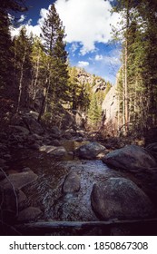 St. Charles River Flowing Through A Canyon