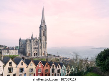 St. Colman's Cathedral, Cobh at Sunset