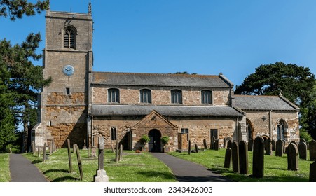 St Denys church, North Killingholme, Immingham, North Lincolnshire - Shutterstock ID 2343426003