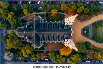 St. Elizabeth Parish Church Of Árpád House Is A Less Famous Church In Budapest. But Absoulutely Beautiful Place With A Cute Garden.