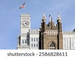 St. Andrew’s Episcopal Cathedral and Lamar Life Building, Jackson, Mississippi, USA