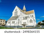 St. George Cathedral, a large wooden church in Georgetown, Guyana