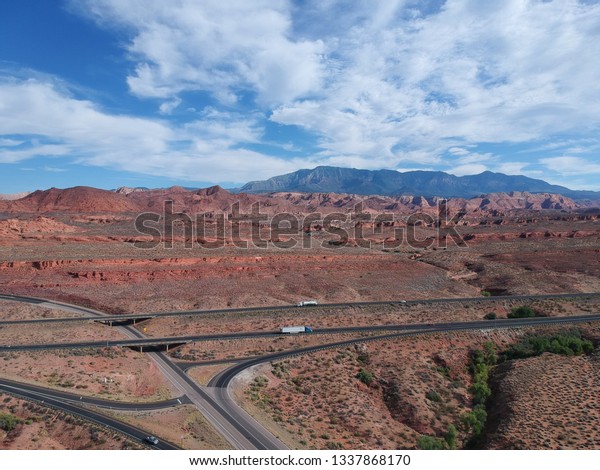 St george, Utah / USA - 06 25 2018: St\
george and red cliff national\
conservation