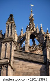 St Giles Steeple Cathedral Edinburgh Houses Bells Cast In 1460 - 1846